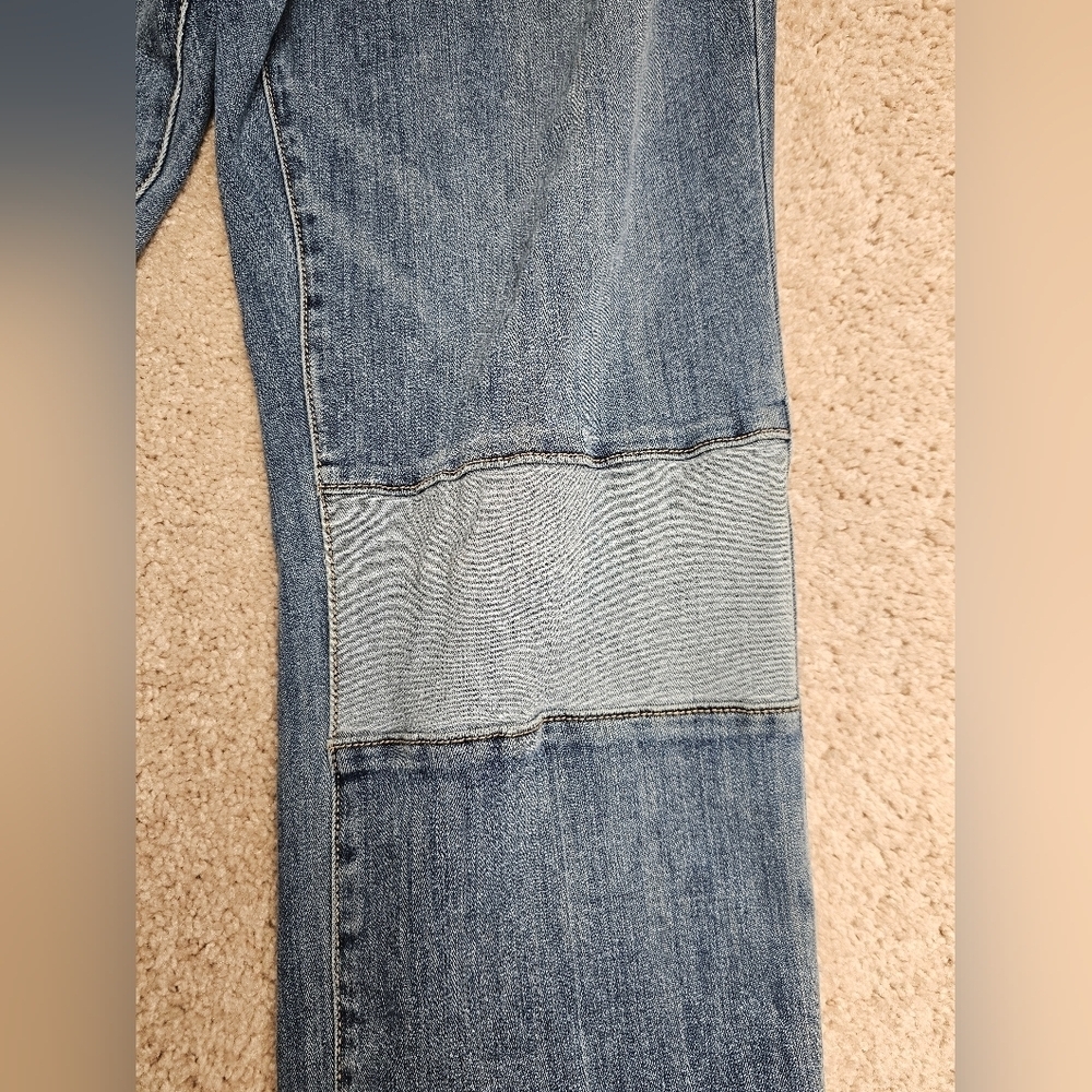 Sundance Tapestry Boho Jean Women's size 29 Low Rise Straight Leg Jean 30" L - Picture 4 of 11